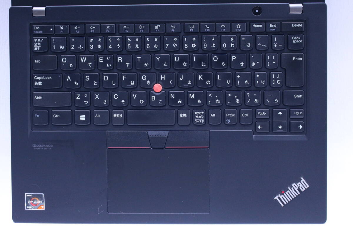 1円～ 外裝良好 2021年パワフルモデル Ryzen7 ThinkPad X13 Gen1 Ryzen7 PRO 4750U 32G SSD1.0TB 13.3FHD Win11 軽量 AAB評価