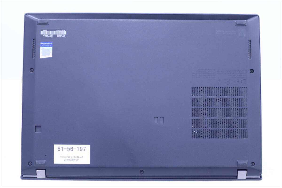 1円~ 2021年モデル 薄型フラットボディ ThinkPad T14s Gen1 i5-10210U 8G SSD256G 14.0FHD Windows11 Wi-Fi6対応 BAA評価_画像6