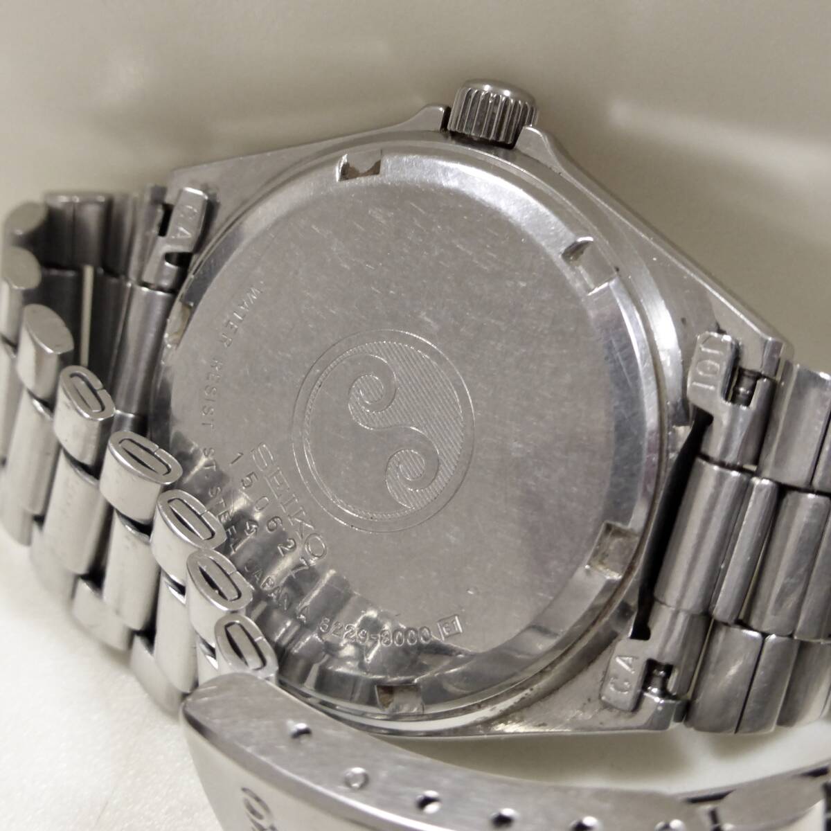 ♪SEIKO セイコークォーツ シルバーウェーブ 純正ブレス付 8229-8000 電池交換済み 稼働品_画像8