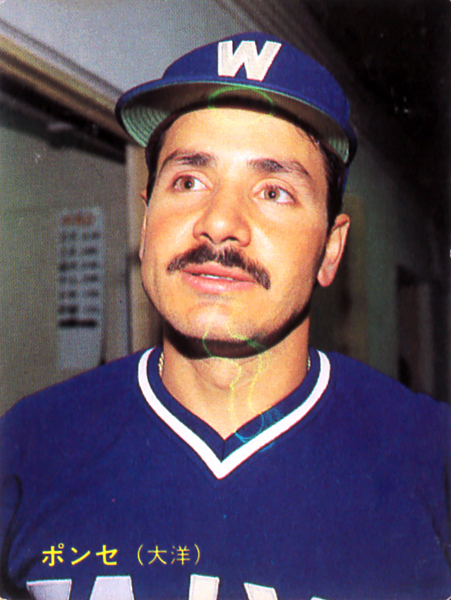 カルビー1987 ポンセ(大洋) レギュラーカード #240_画像1