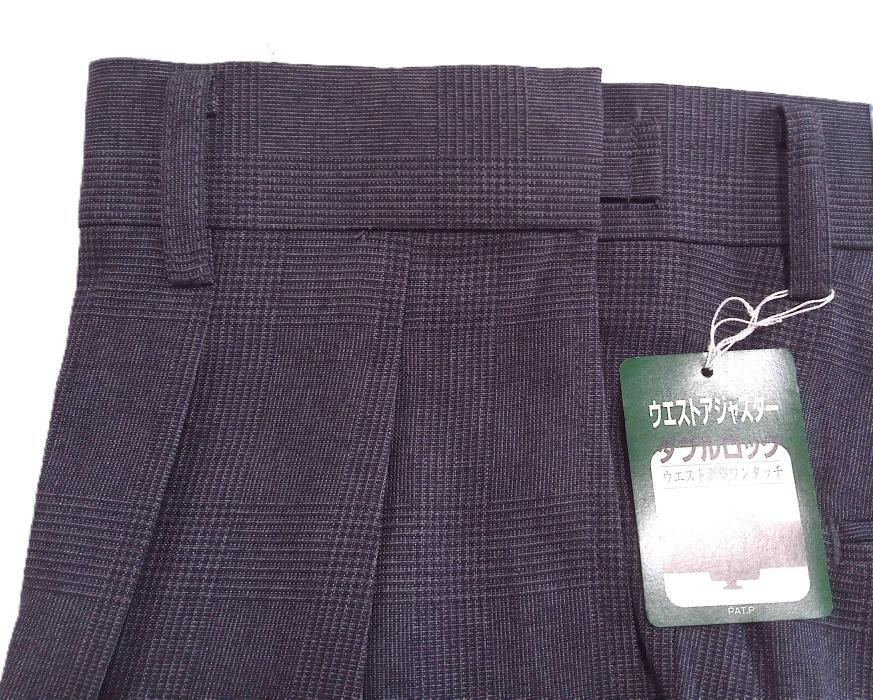 即決■★ウエスト調整★■ツータックスラックス　(ウエスト79 股下73)_画像2