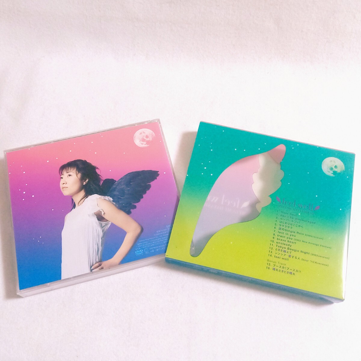 ☆美品☆ 林原めぐみ / feel well 《初回限定盤 CD+DVD スリーブケース付》 アルバム MEGUMI 声優 シャーマンキング/ラブひな/スレイヤーズ_画像3