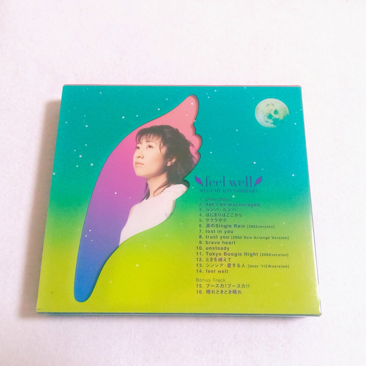 ☆美品☆ 林原めぐみ / feel well 《初回限定盤 CD+DVD スリーブケース付》 アルバム MEGUMI 声優 シャーマンキング/ラブひな/スレイヤーズ_画像4