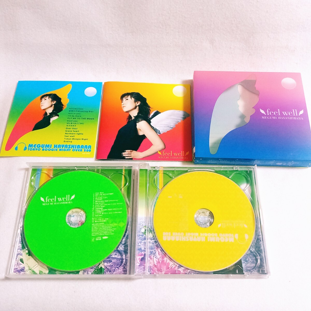 ☆美品☆ 林原めぐみ / feel well 《初回限定盤 CD+DVD スリーブケース付》 アルバム MEGUMI 声優 シャーマンキング/ラブひな/スレイヤーズ_画像5