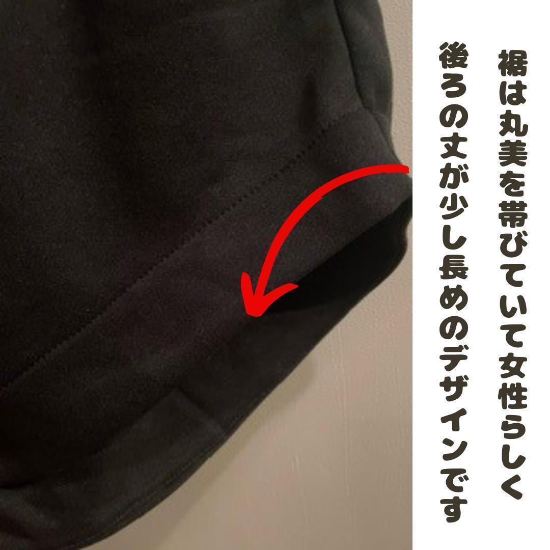 レディース　ロングパーカーコート　秋　冬　黒　コート　マキシ丈　薄手コート　6L　ブラック　ロング丈_画像4