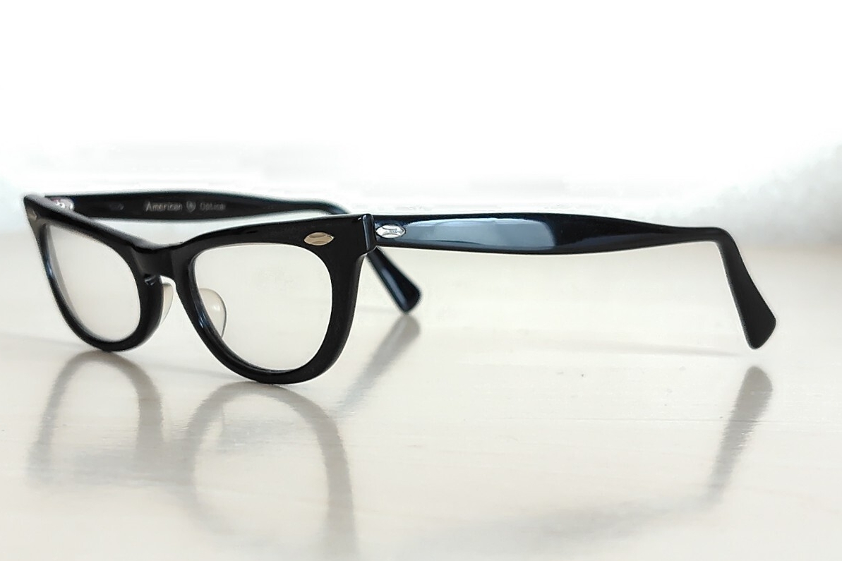 ヴィンテージ American Optical アメリカンオプティカル キャットアイ メガネ_画像4