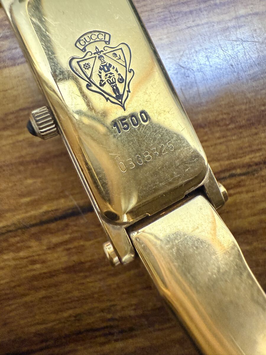 GUCCI ゴールド 腕時計　稼働品　(US)_画像6
