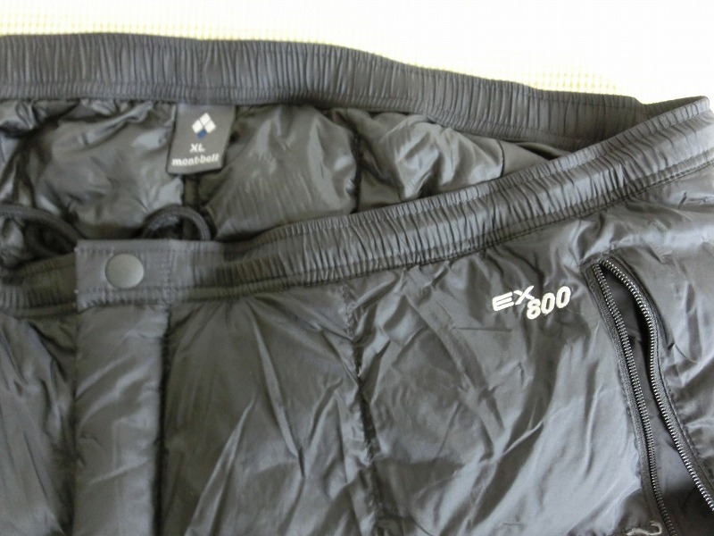 【新品同様】モンベル mont-bell ライトアルパイン ダウンパンツ Men's XL 800フィルパワー・EXダウン EX 800_画像2