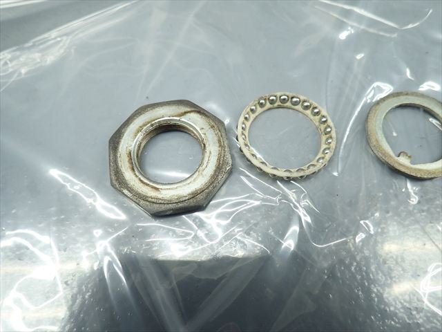 β250925-4 ホンダ ズーマー ZOOMER AF58 (H19年式) 純正 ステムナット 交換用に！ベアリングおまけ！_画像4