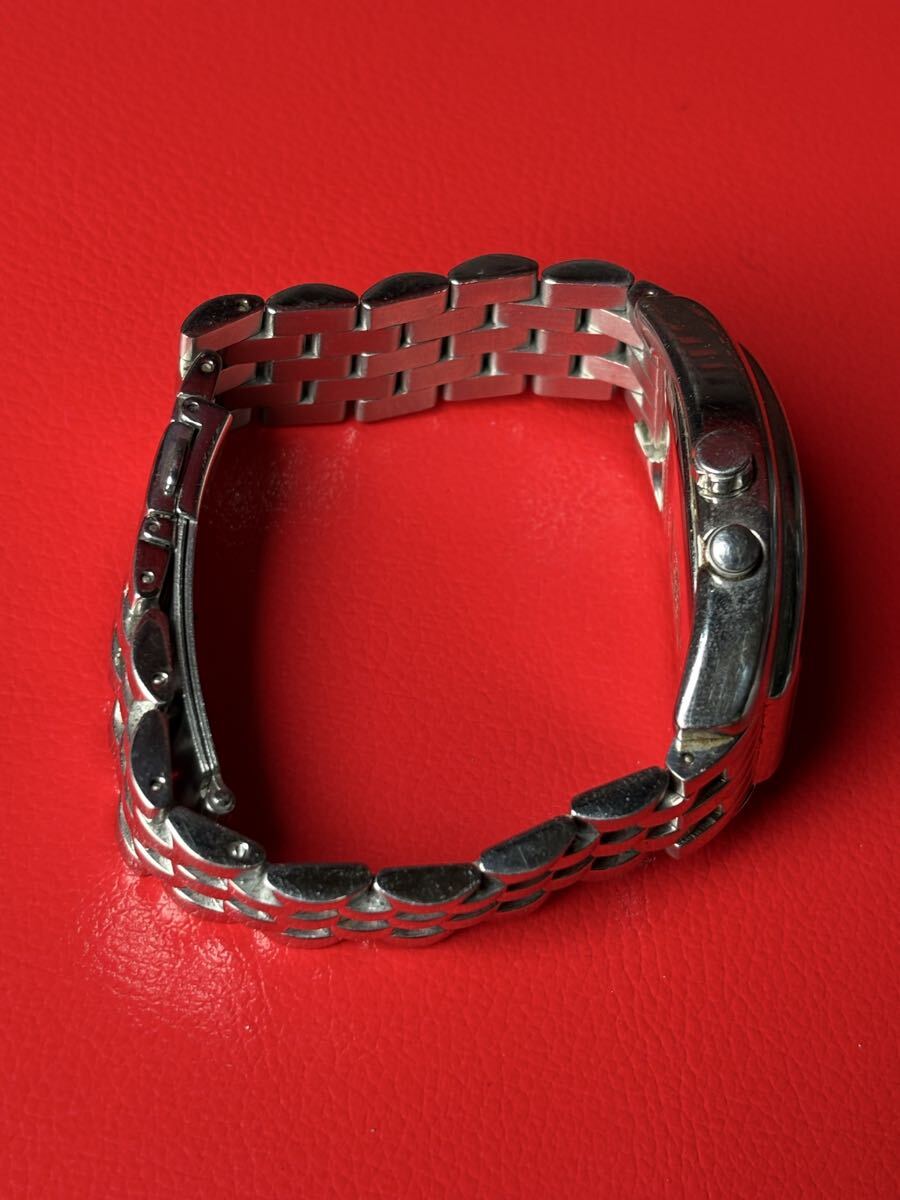 エンリココベリ デイデイト ムーンフェイス EC-3010 クォーツ メンズ 腕時計 ENRICO COVERI 未チェックのジャンク扱い_画像6