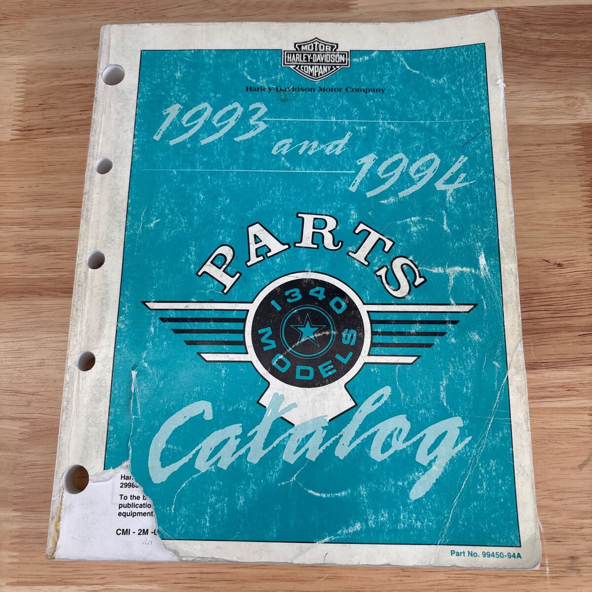 1993 1994 каталог запчастей Harley оригинальный список запасных частей сервисная книжка техническое обслуживание manual Note FLT FXR SOFTAIL DYNA Dyna Softail 