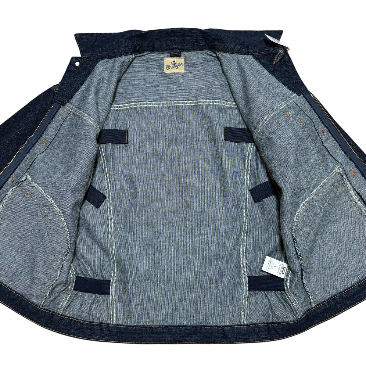未使用 Wrangler 濃紺 デニム デニムジャケット 11MJZ 復刻 70s ラングラー _画像3