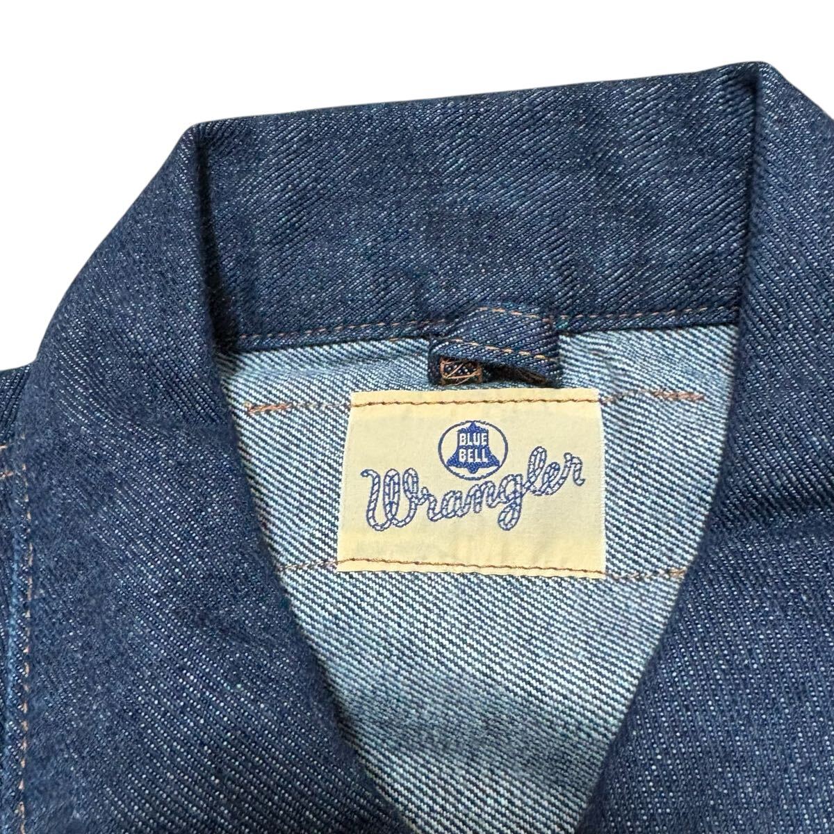 未使用 Wrangler 濃紺 デニム デニムジャケット 11MJZ 復刻 70s ラングラー _画像5