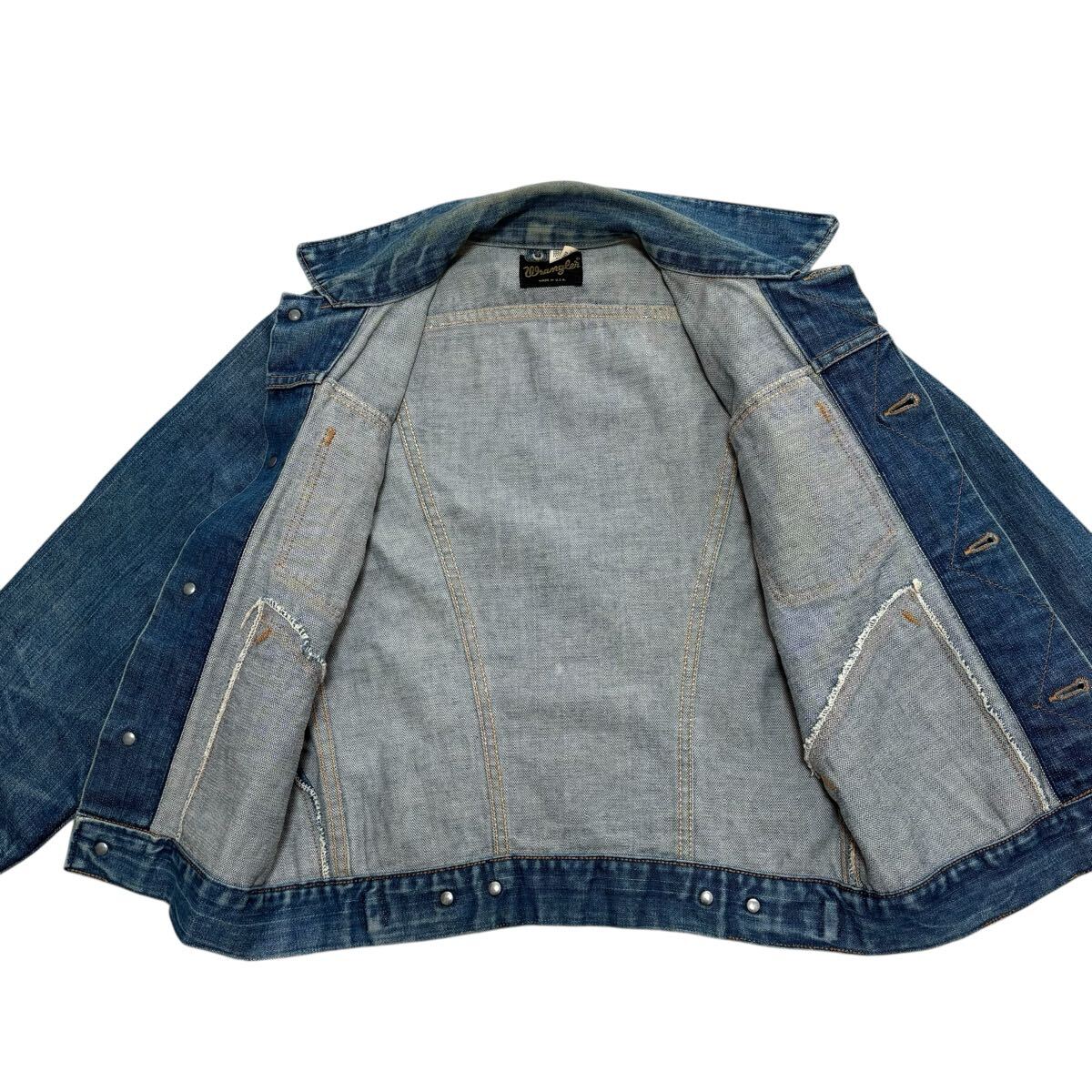70s ヴィンテージ Wrangler ラングラー ビンテージ デニム　ジャケット デニムジャケット トラッカージャケット124MJ _画像3
