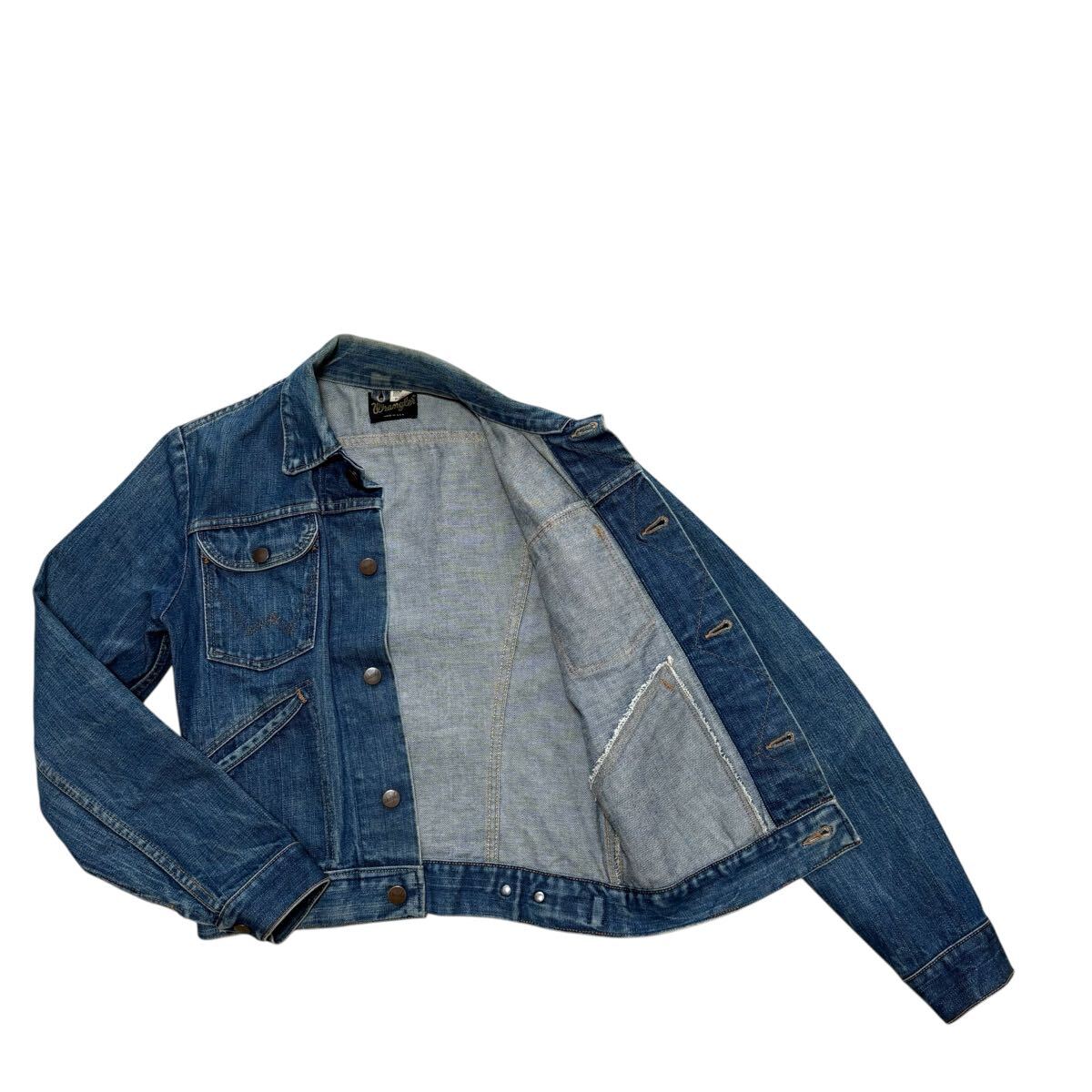 70s ヴィンテージ Wrangler ラングラー ビンテージ デニム　ジャケット デニムジャケット トラッカージャケット124MJ _画像4