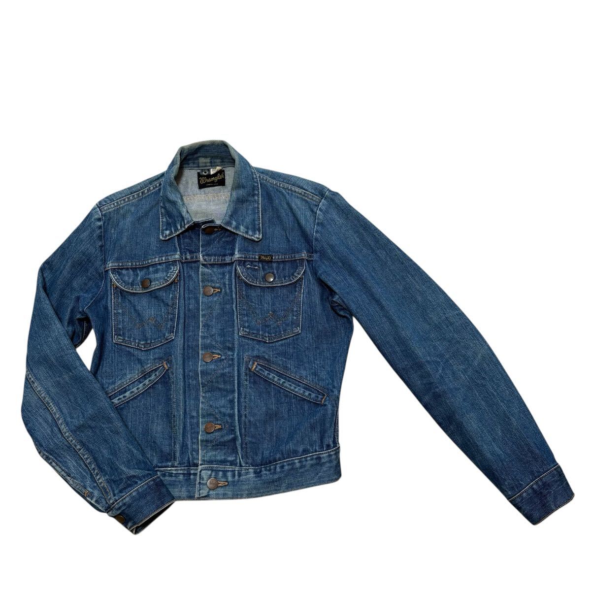 70s ヴィンテージ Wrangler ラングラー ビンテージ デニム　ジャケット デニムジャケット トラッカージャケット124MJ _画像5