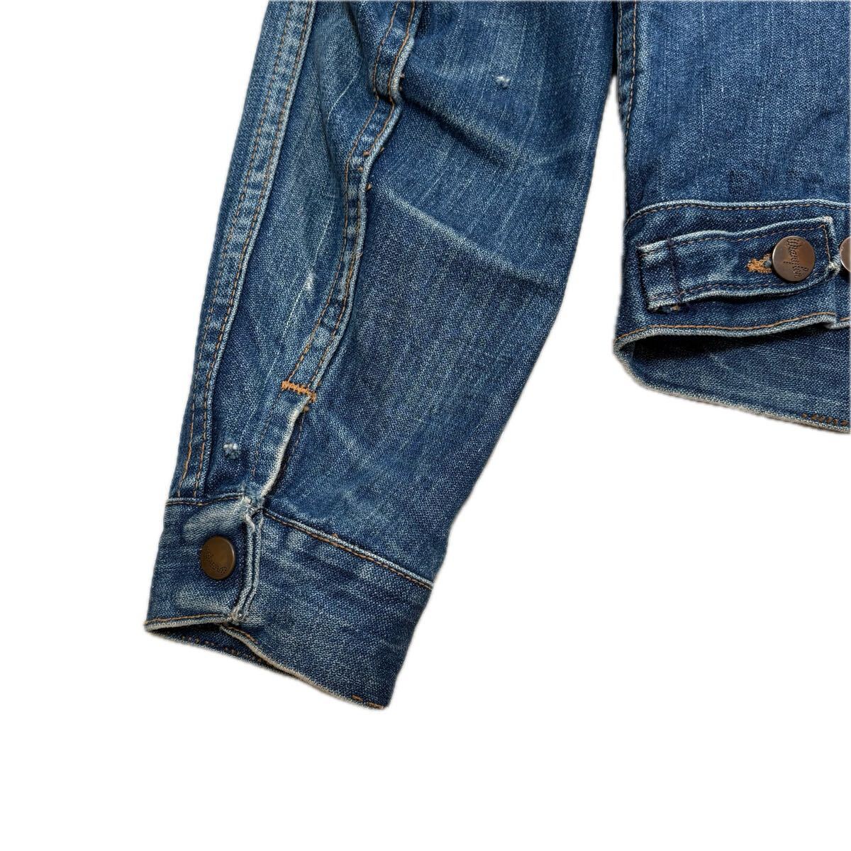 70s ヴィンテージ Wrangler ラングラー ビンテージ デニム　ジャケット デニムジャケット トラッカージャケット124MJ _画像8