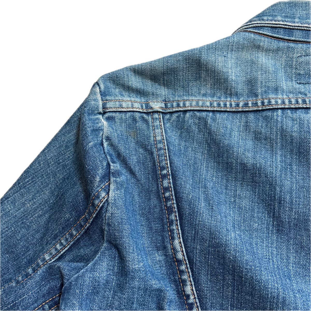 70s ヴィンテージ Wrangler ラングラー ビンテージ デニム　ジャケット デニムジャケット トラッカージャケット124MJ _画像10