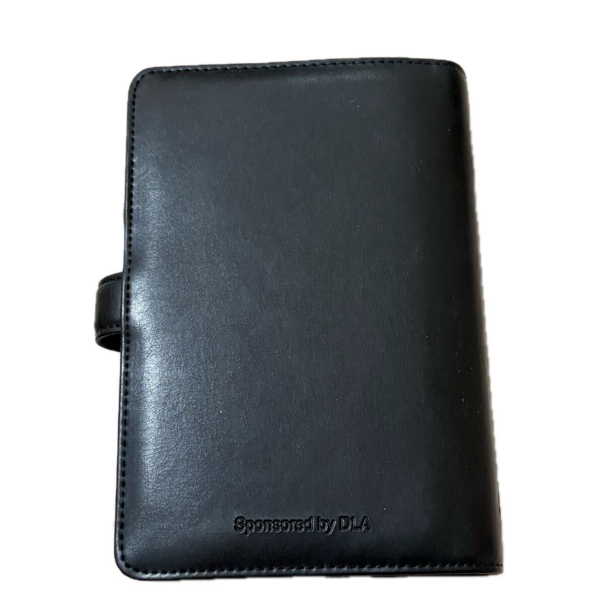 未使用 ディズニー　ミッキーマウス　手帳 ブラック レザー 手帳カバー フェイクレザー　_画像2