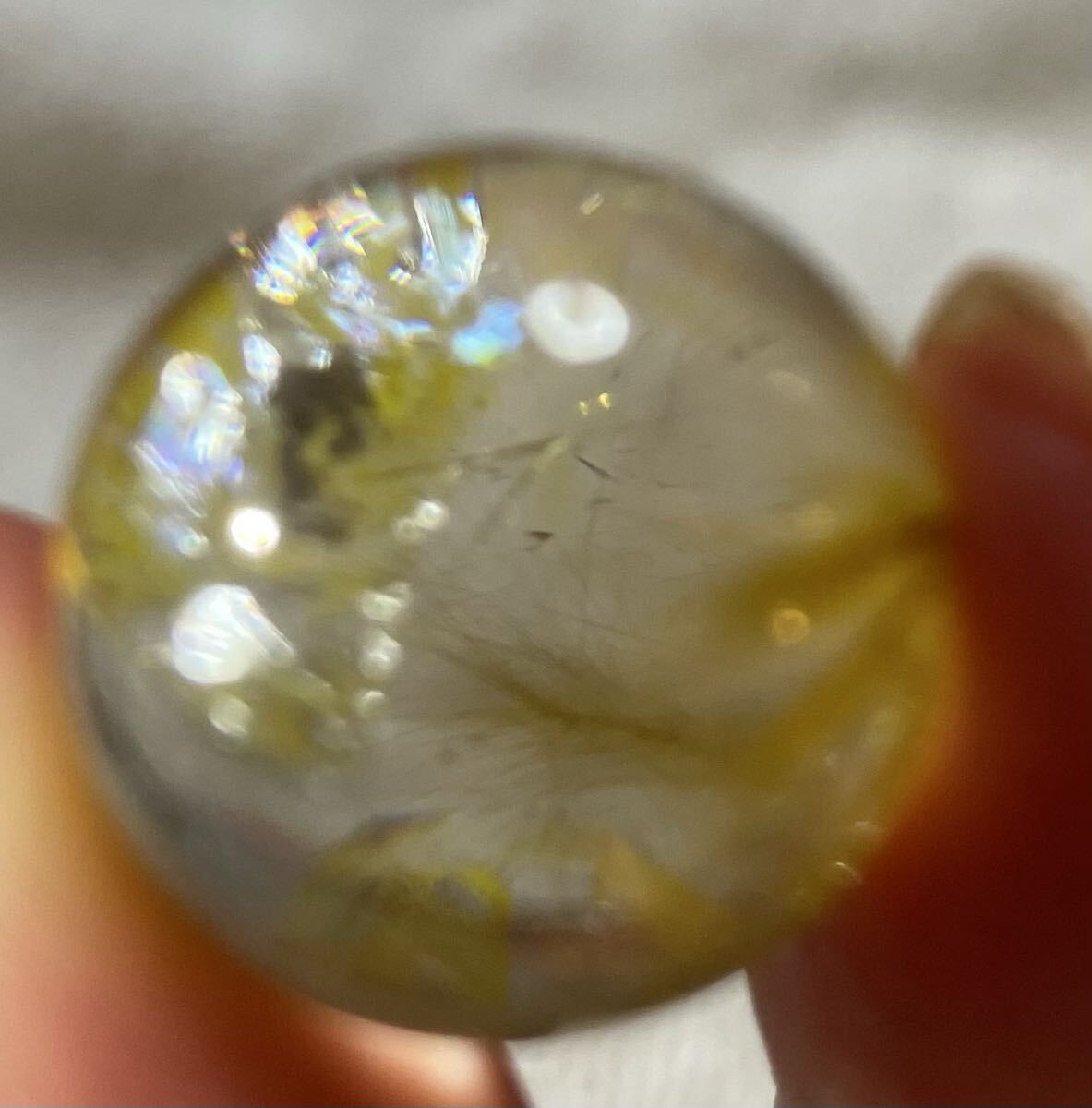 ゴールドルチルクォーツ 005 クリスタル パワーストーン 天然石 魔除 お守 開運 幸運 金運UP 風水晶 タイチンルチル_画像2