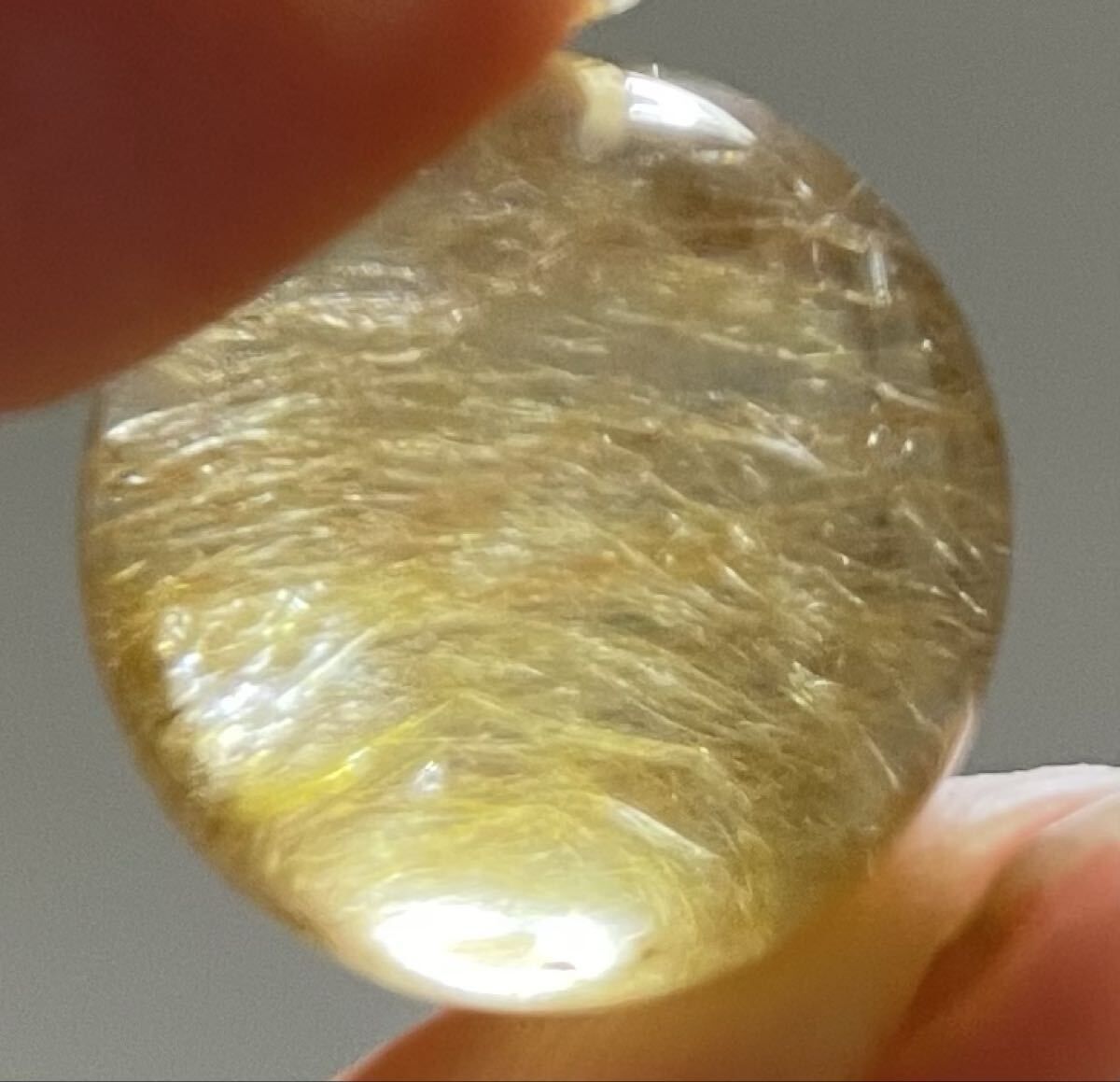 ゴールドルチルクォーツ 035 クリスタル パワーストーン 天然石 魔除 お守 開運 幸運 金運UP 風水晶 タイチンルチル_画像2