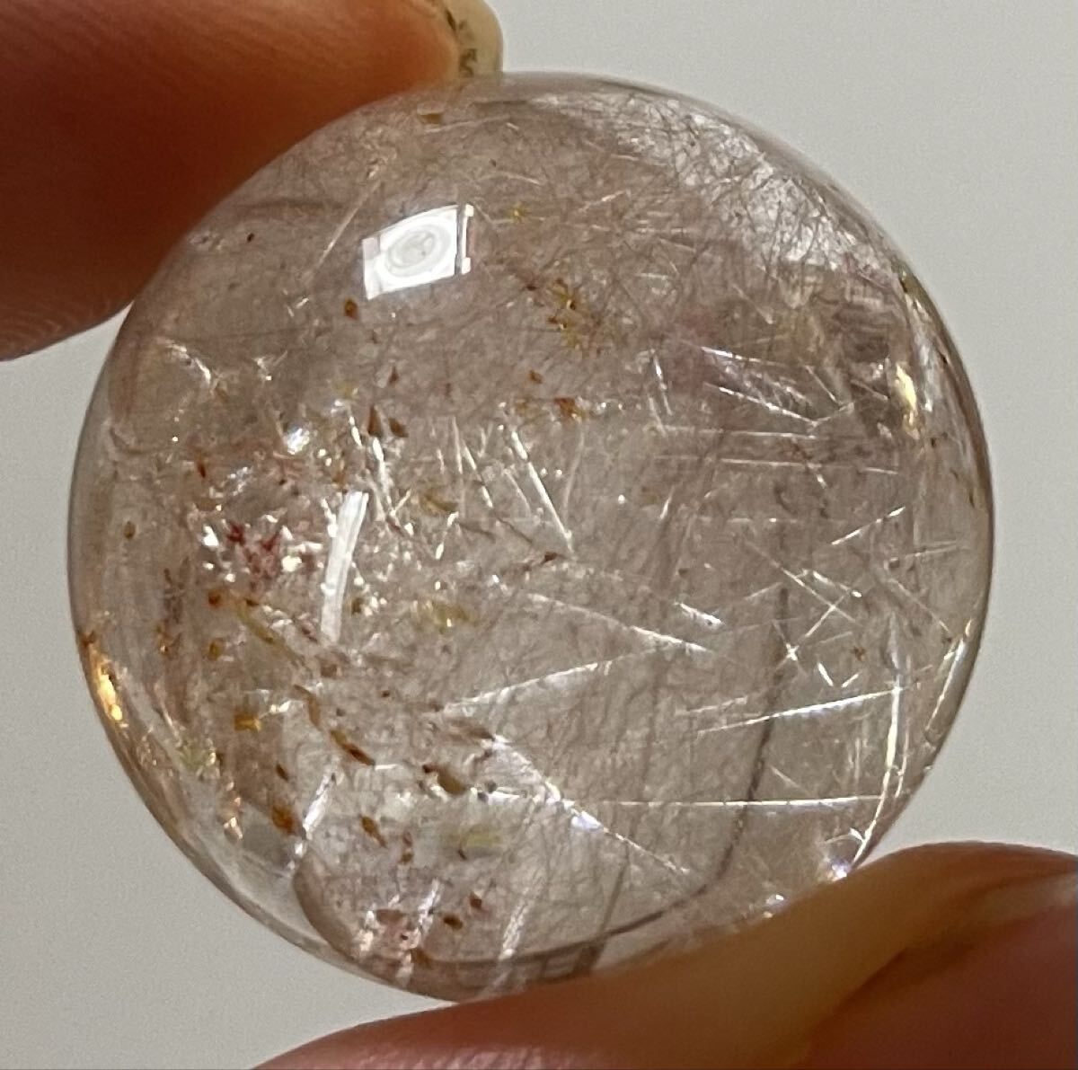 ゴールドルチルクォーツ 002 クリスタル パワーストーン 天然石 魔除 お守 開運 幸運 金運UP 風水晶 タイチンルチル_画像1