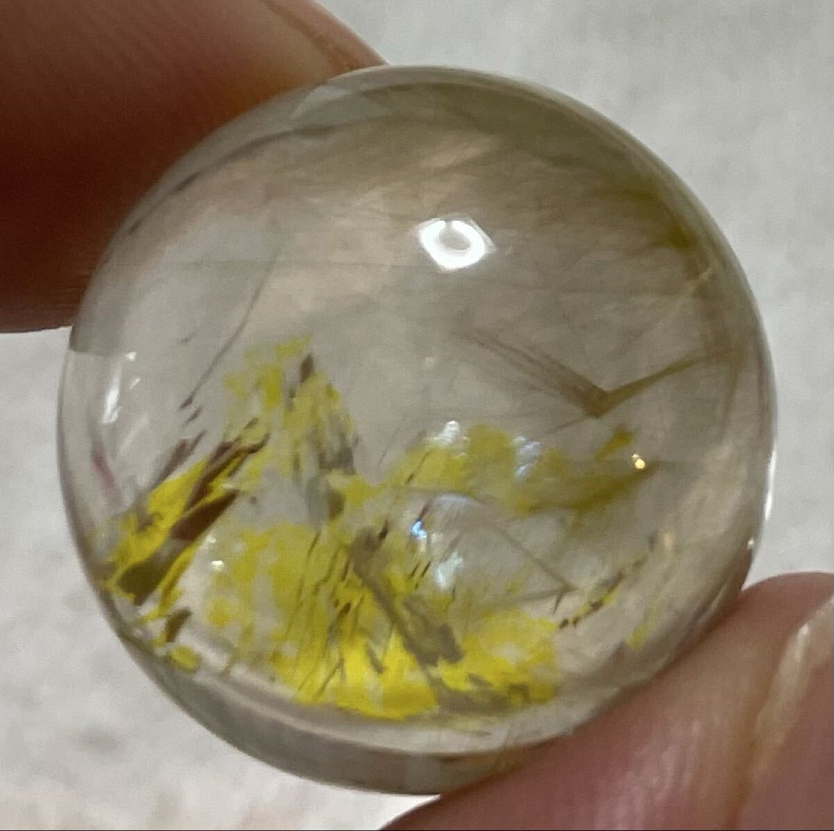 ゴールドルチルクォーツ 005 クリスタル パワーストーン 天然石 魔除 お守 開運 幸運 金運UP 風水晶 タイチンルチル_画像5