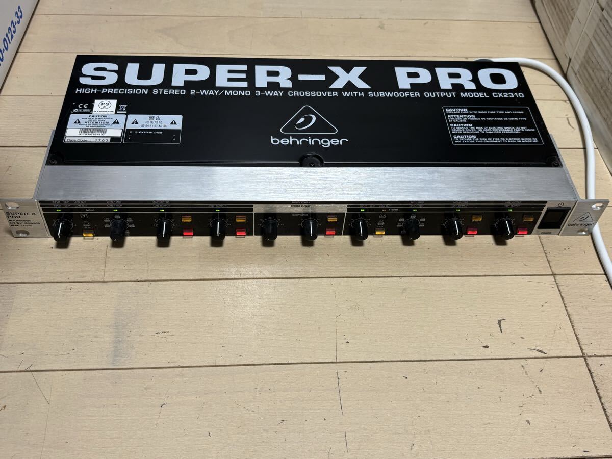 べリンガー クロスオーバー ステレオ2-Way モノラル3-Way SUPER-X PRO CX2310_画像3