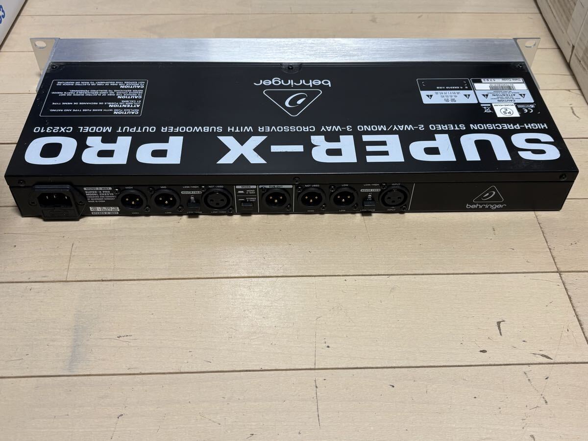 べリンガー クロスオーバー ステレオ2-Way モノラル3-Way SUPER-X PRO CX2310_画像4