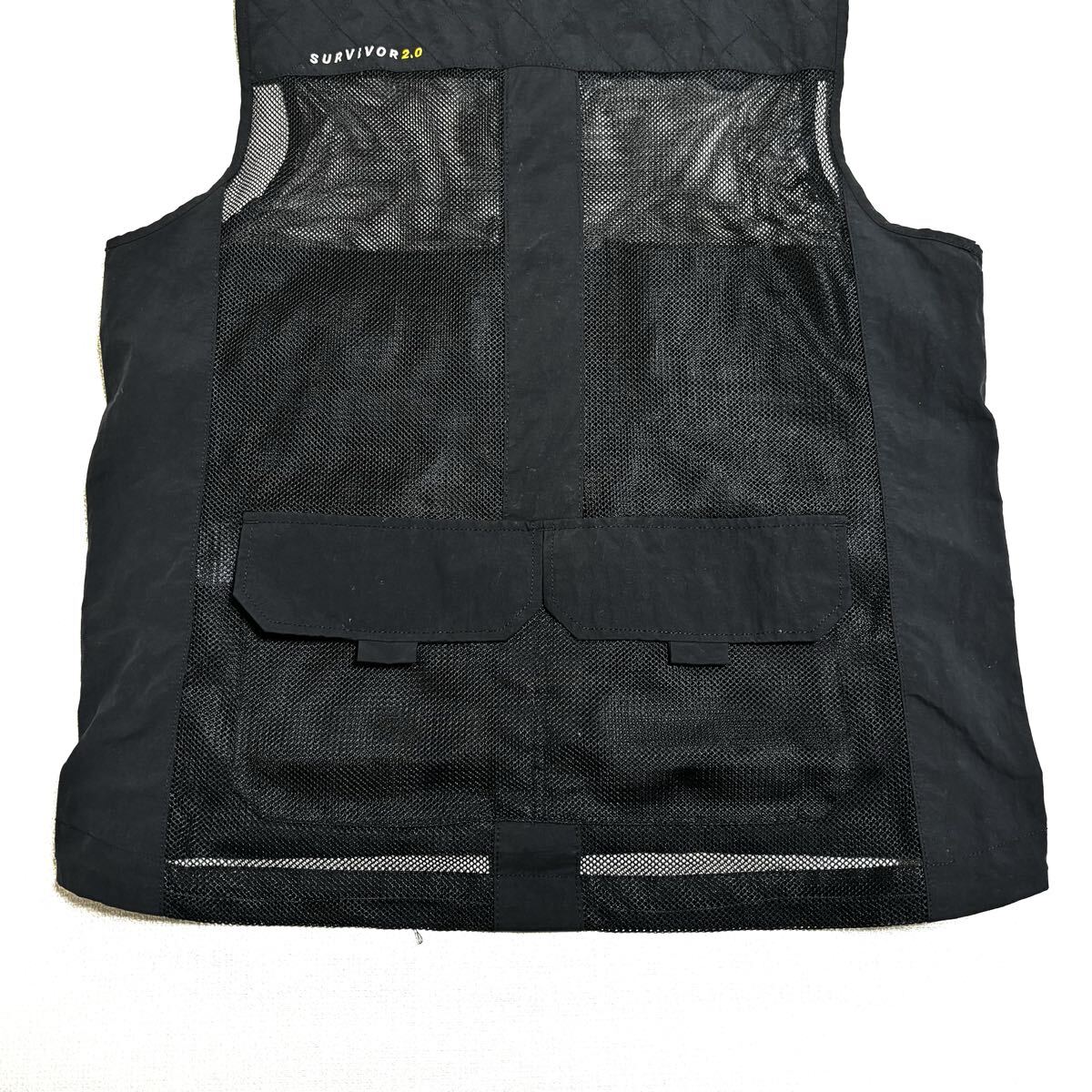 【極美品】Jack Wolfskin ジャックウルフスキン SURVIVOR2.0 ベスト 多機能ポケット アウトドア ブラック メンズ Lサイズ_画像6