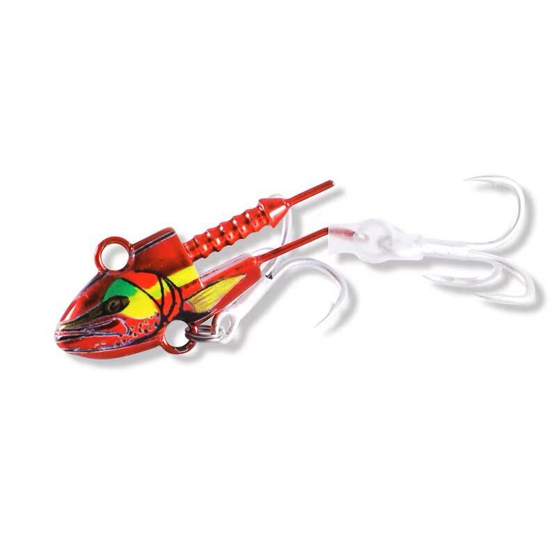 No.15 ジグヘッド 3個セット ルアー vj風 14g ワーム8点付き シーバス ヒラメ_画像4