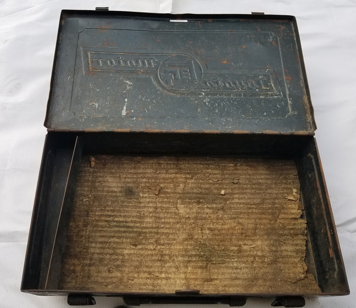 190-6 TOYOTA MOTOR ящик для инструментов погруженный в машину инструмент б/у товар совместно Toyota Showa Retro раздвижной ключ балонный ключ оригинальный