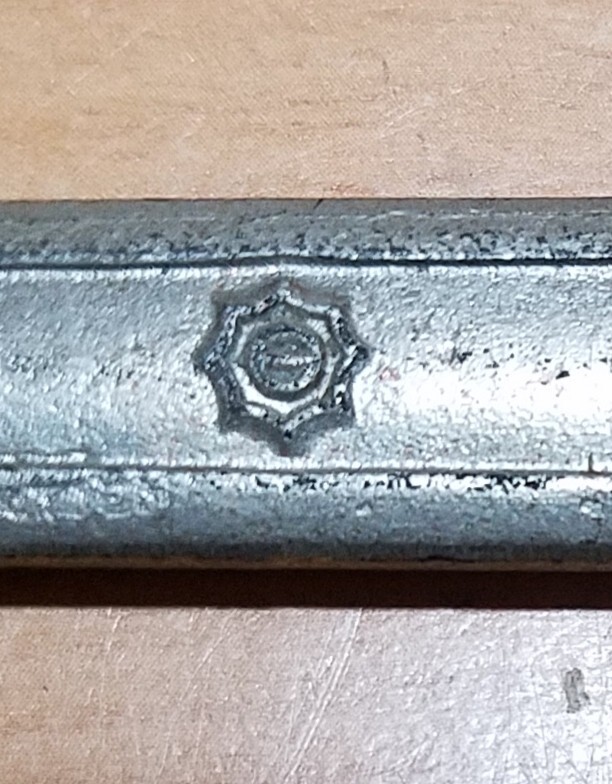 275-14 сделано в Японии сталь место 14-17 гаечный ключ б/у товар Showa Retro . магазин завод день сталь msasi двигатель двигатель