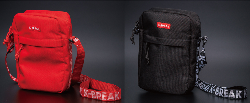 ショルダーバッグブラック　K-BREAK 　kbreak ケイブレイク　ケーブレ M.A.D エムエーディー BEECAS ビーキャス　JIMRIDE ジムライド_画像1