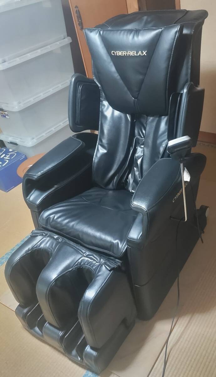 引取限定(香川県高松市) フジ醫(yī)療器 FUJIIRYOKI マッサージチェア CYBER-RELAX ブラック AS-840-BK