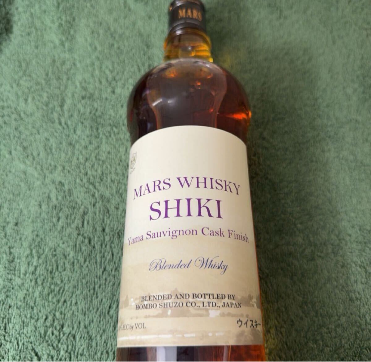 マルスウイスキー SHIKI ヤマソービニオン カスクフィニッシュ 長野県限定 700ml 40% ブレンデッド ウイスキー 駒ヶ岳蒸溜所 本坊酒造_画像1