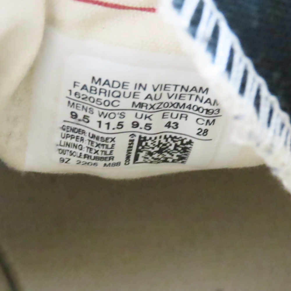 Ts586441 コンバース 靴 チャックテイラー スニーカー ハイカット 162050C #28cm 黒 CONVERSE 中古_画像7