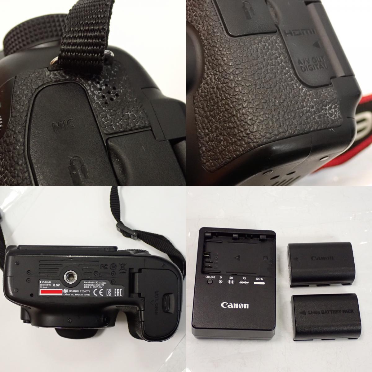 Th651611 キャノン デジタル一眼レフカメラ DS126411 EOS70D ボディ ブラック系 canon 中古_画像10
