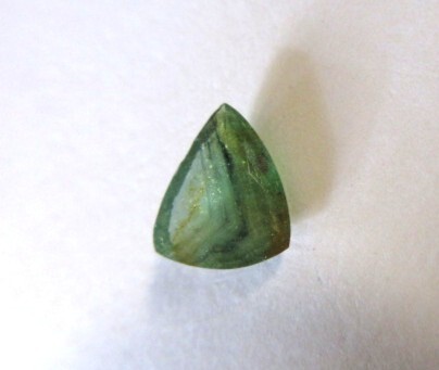 グリーンの模様　トルマリン　三角形　ルース1点　約2.7ct　#1000_画像5