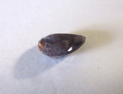 アイオライト・サンストーン　ドロップ形　ルース１点　約2.4ct　#1026_画像8