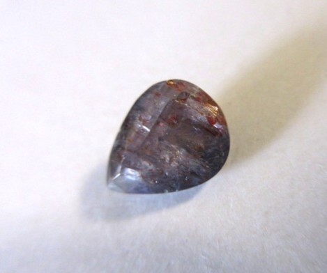 アイオライト・サンストーン　ドロップ形　ルース１点　約2.4ct　#1026_画像5