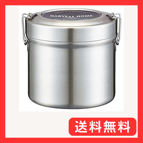 スケーター(Skater) 保温弁当箱 丼ぶり型 840ml 男性、ステンレス 真空2重構造 保温・保冷 抗菌 STLB_画像1