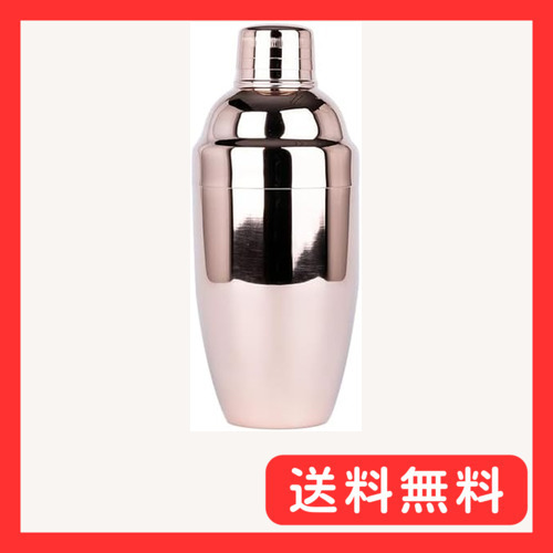 スタンダード カクテルシェーカー 530ml ピンクゴールド_画像1
