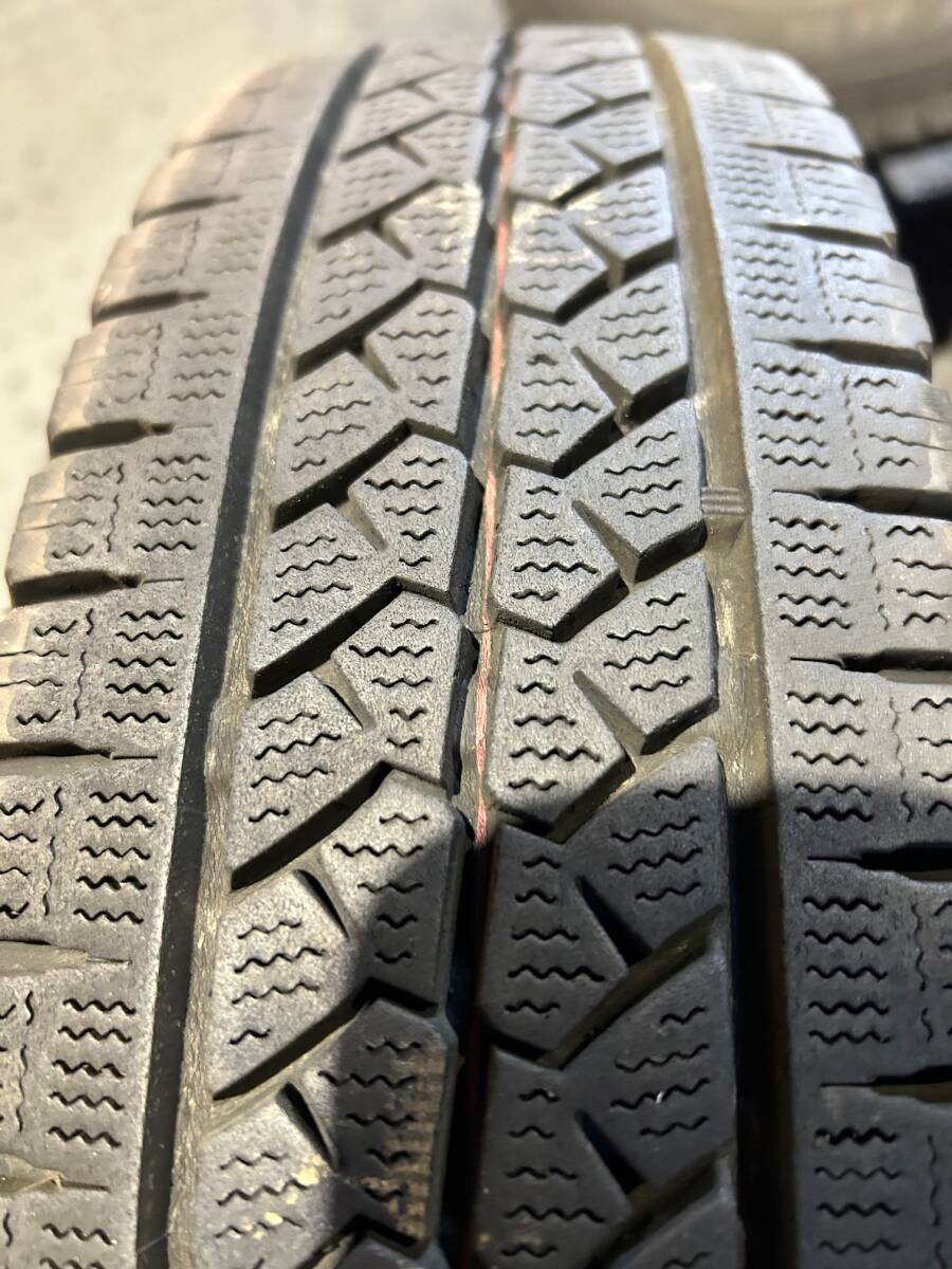 14インチアルミタイヤセット　商用車用　155/80R14　88/86N　サクシード　プロボックス　スタッドレス　ブリヂストン　BRIDGESTONE　VL1　_画像3