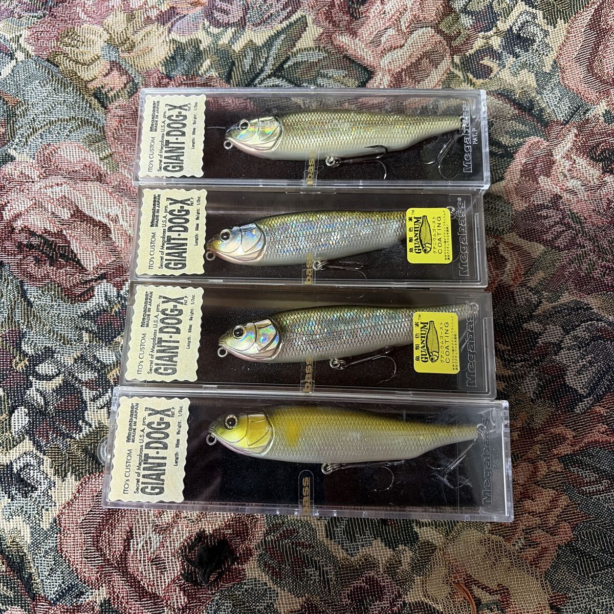 メガバス　ジャイアントドッグx 未使用品４個セット_画像1