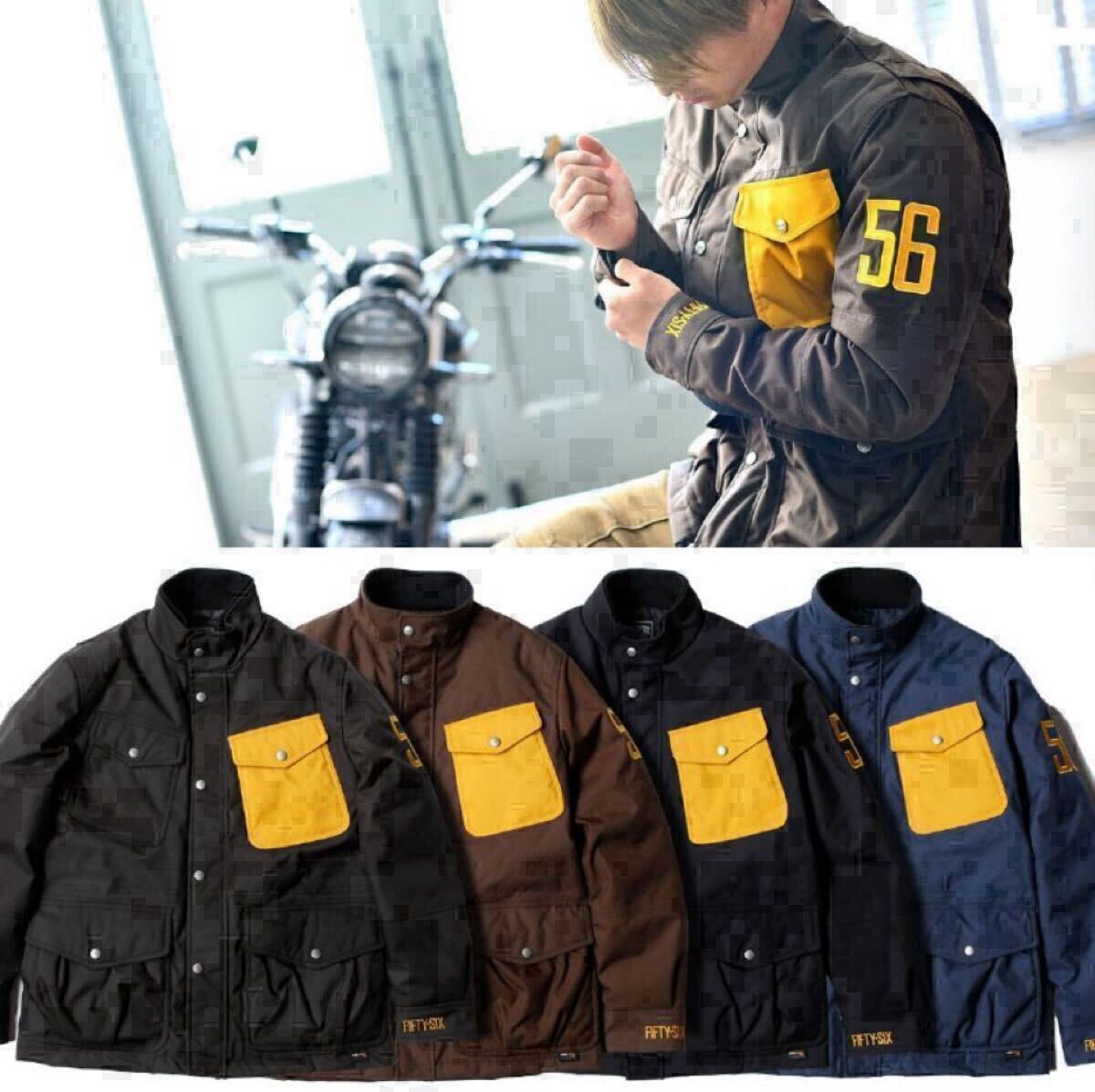 56design winter safari jacket Black 56デザイン ウィンター サファリ ジャケット 黒 size M_画像2