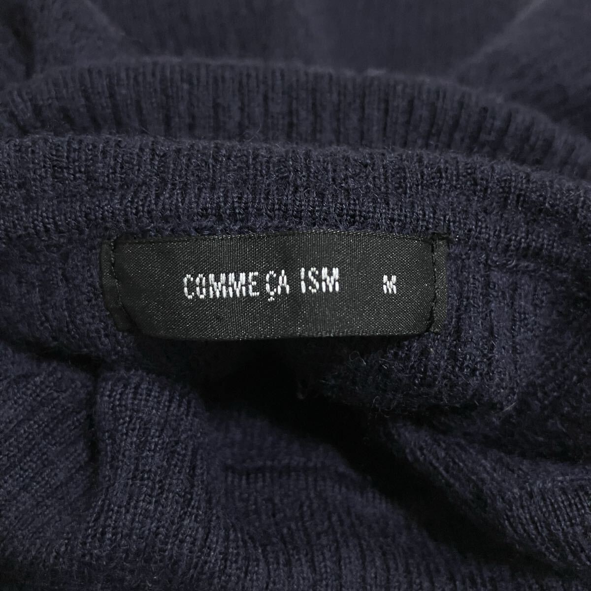 ☆COMME CA ISM コムサイズム☆ニット セーター M タートルネック タイト 長袖 パープル レディース ウール混 [送料無料☆匿名配送] p6106_画像8