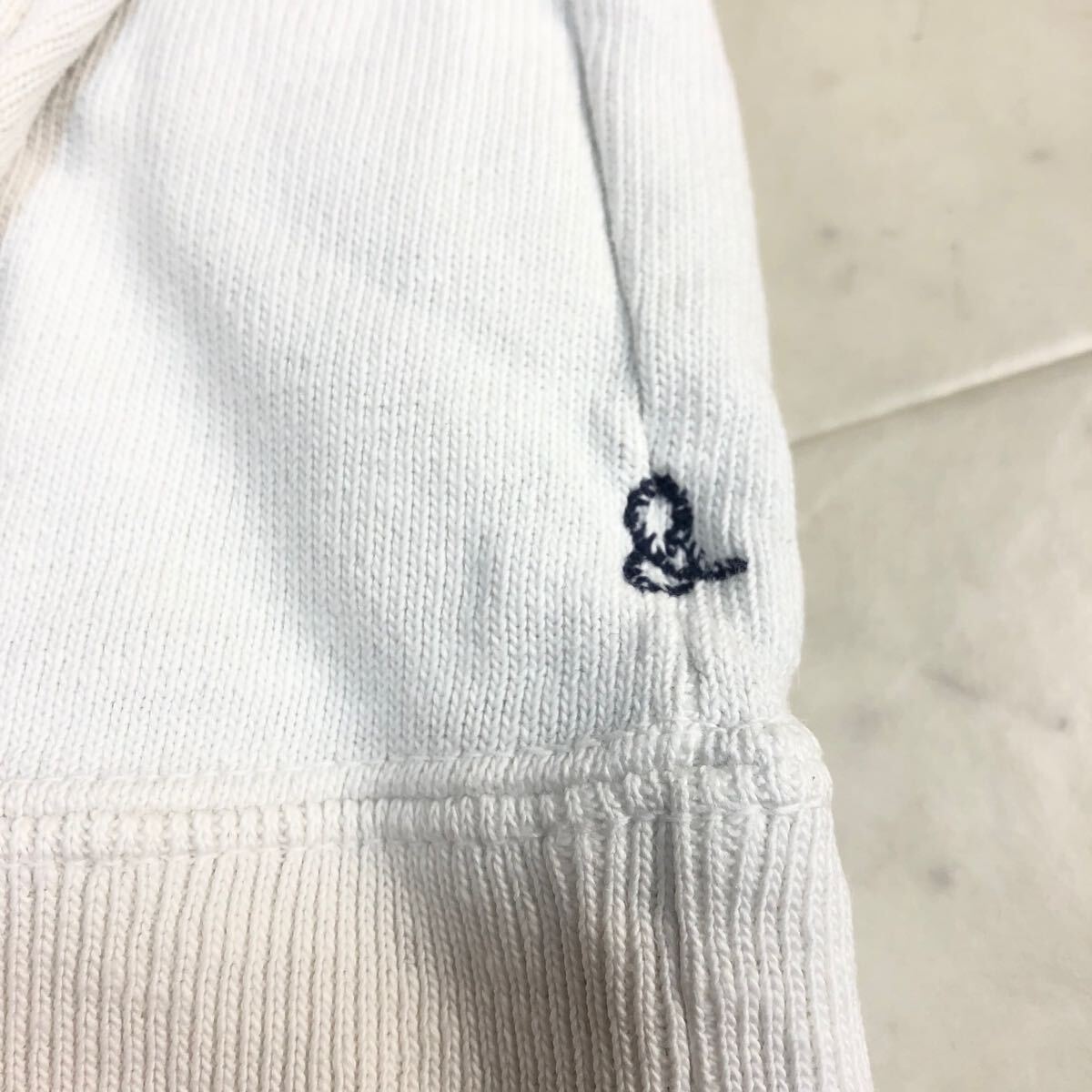 【人気】45rpm フォーティファイブアールピーエム エルボーパッチスウェットシャツ トレーナー 男女兼用 サイズ2 古着 LK-374_画像4