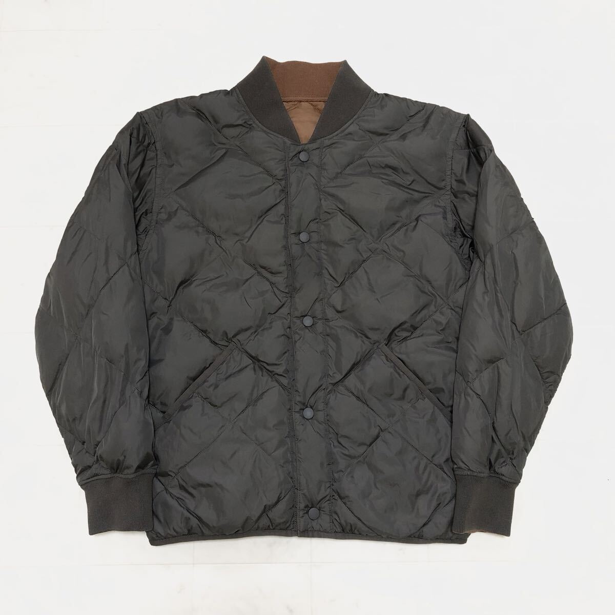 【人気】UniqloU ユニクロユー ウォームパデットリバーシブルブルゾン 男性用 メンズ Sサイズ 古着 HW-128_画像1