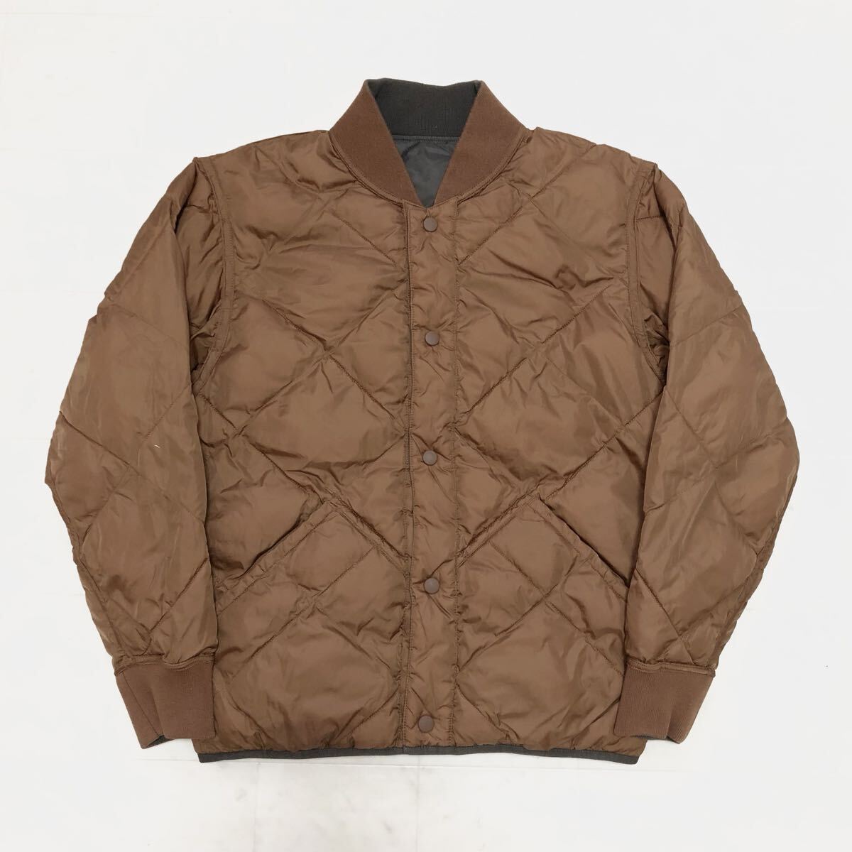 【人気】UniqloU ユニクロユー ウォームパデットリバーシブルブルゾン 男性用 メンズ Sサイズ 古着 HW-128_画像3